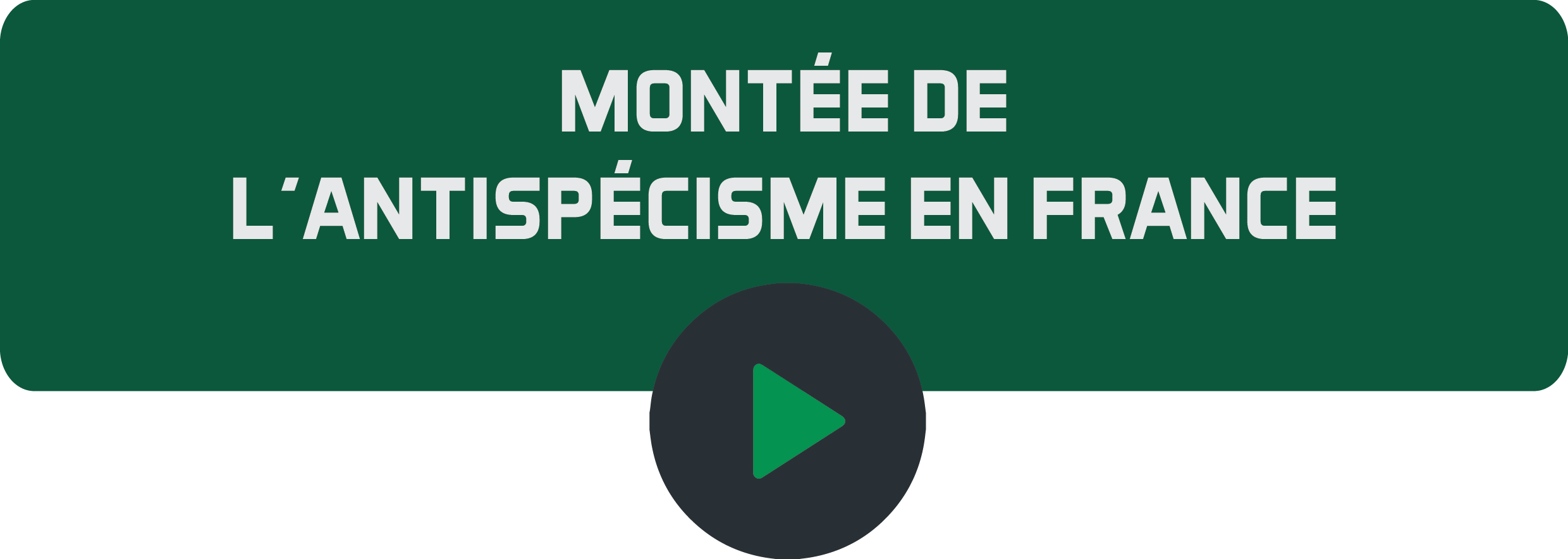 Bouton play Montée de lantispécisme en Francep