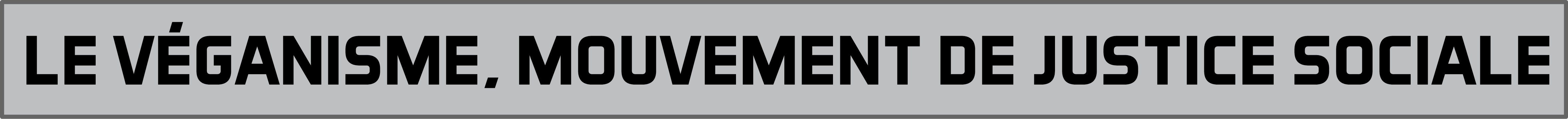 Le véganisme mouvement de justice socialepng